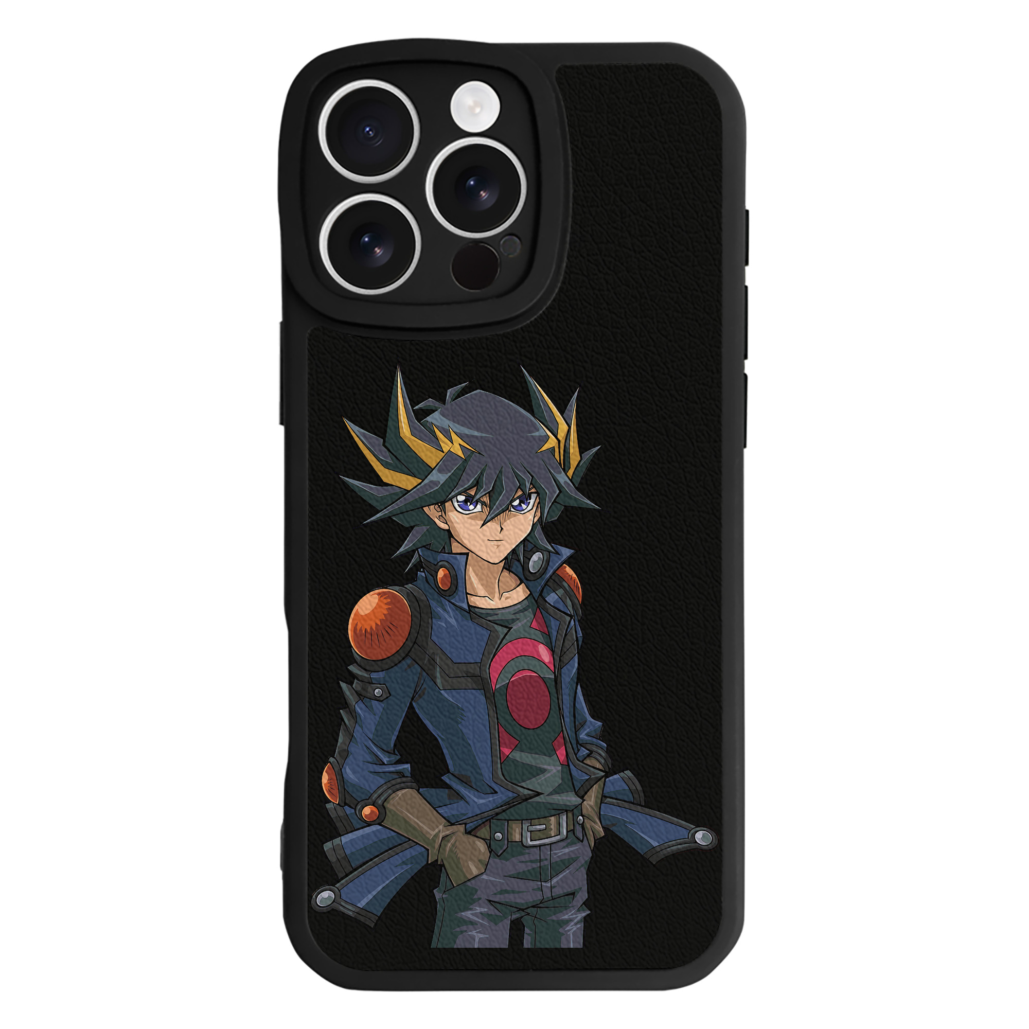 遊☆戯☆王 Yu-Gi-Oh! 【iPhone 16シリーズ対応】シリコンスマホケース（レザー調） 材質：シリコン